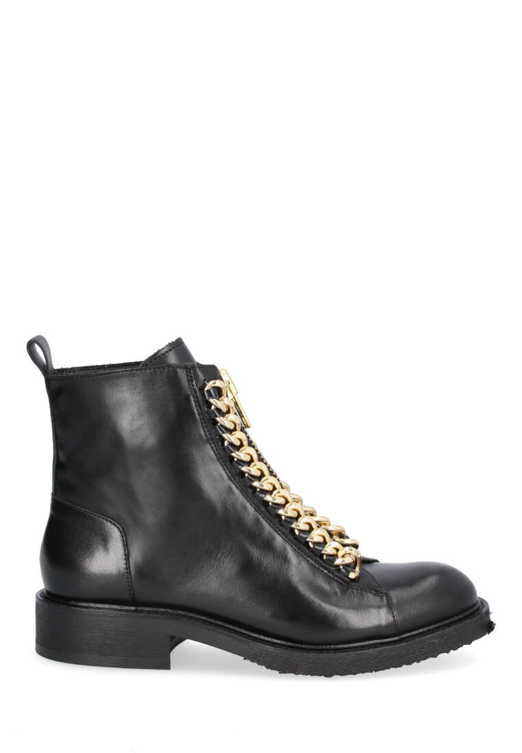 Billi Bi boots - black calf/metal gold - DAME - zjoos-hjoerring.dk