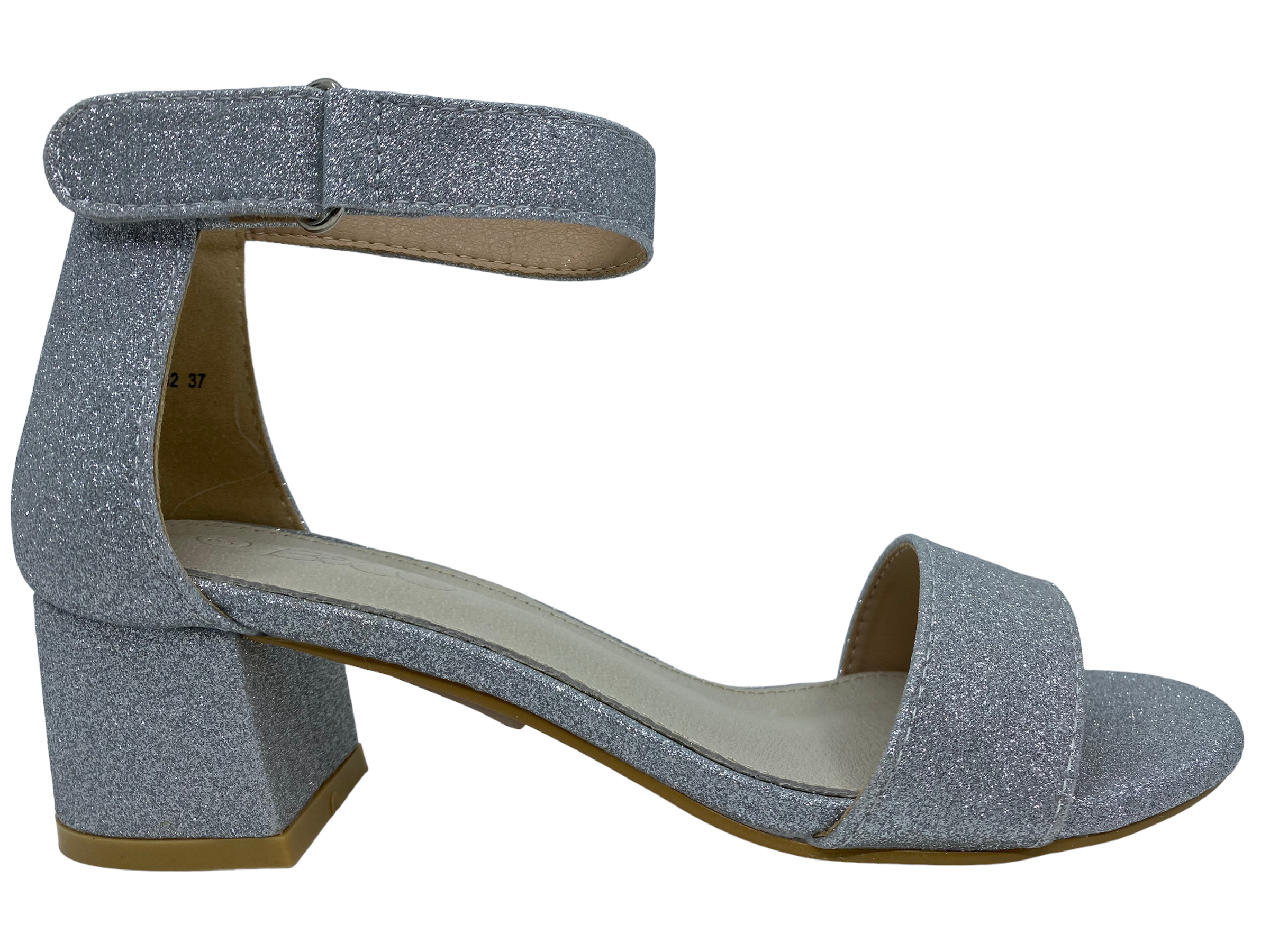 Produkt Putte utilfredsstillende B&Co sandal m. hæl - silver SH235-6 - DAME - zjoos-hjoerring.dk