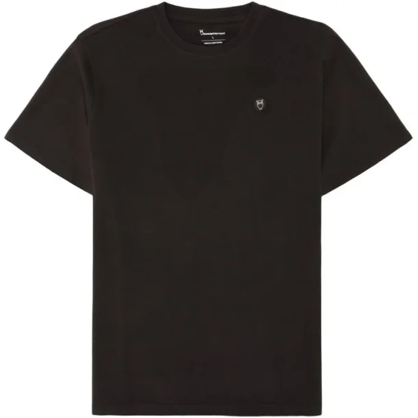 Knowledge Cotton LOKE badge tee 1010605 - chocolate Torte 