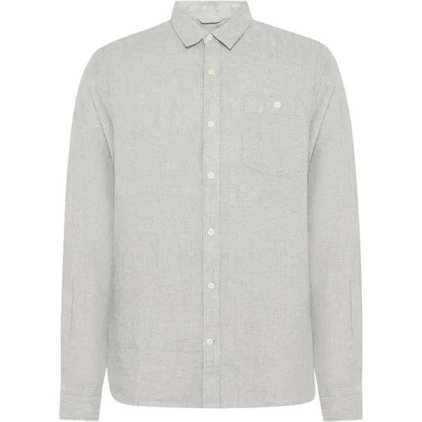 Knowledge Cotton linen shirt - ultimate grey 