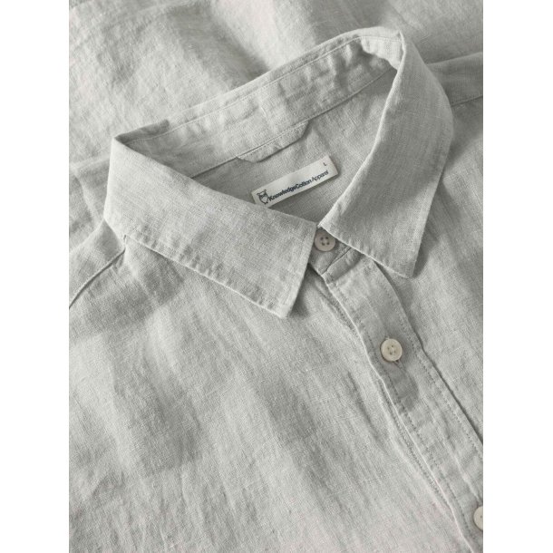 Knowledge Cotton linen shirt - ultimate grey 