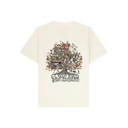 Knowledge Cotton Back print t-shirt - white multi 1010169