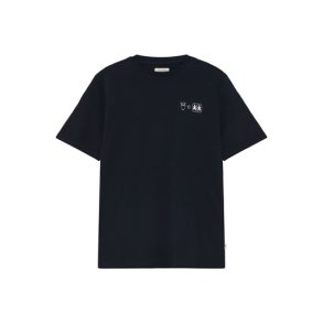 Knowledge Cotton Back print t-shirt - night sky 1010182