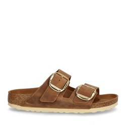 Birkenstock Arizona Big Buckle - Oiled Leather - Cognac (bred model) 