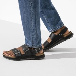 Birkenstock Milano CT - artic old black 1018426 normal fit