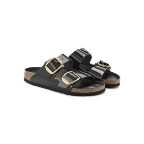 Birkenstock Arizona Big Buckle - High Shine Black (smal model) 
