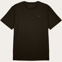 Knowledge Cotton  Regular fit Badge t-shirt 1010605 - black