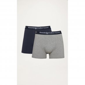 Knowledge Cotton MAPLE 2-pack underwear - grey melange 81071