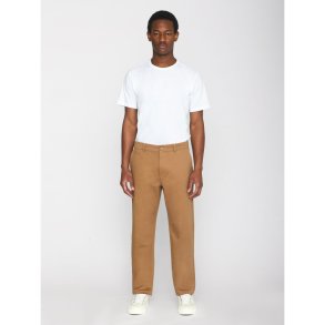 Knowledge Cotton CHUCK almindelige chino twill bukser - tuffet/brun 