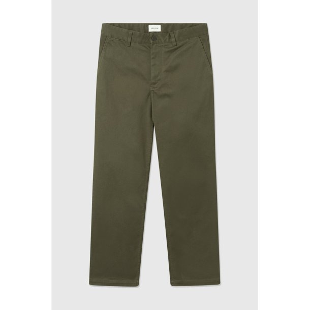 WOOD WOOD Stefan classic trousers - olive 20005006-5252