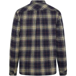 Knowledge Cotton Dune ternet flannelskjorte - bl� check 1090149