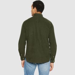 Knowledge Cotton Corduroy Shirt 1090053 - Forrest Night 
