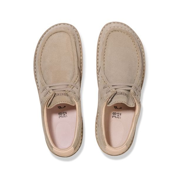 Birkenstock Pasadena Suede Leather - Taupe (smal model) 