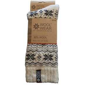 103 Uldsokker WOOLWEAR of Scandinavia 80% uld - gr�/sort