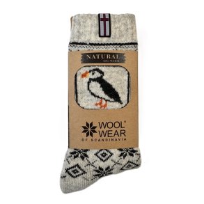 107 Uldsokker Puffin WOOLWEAR of Scandinavia 80% uld