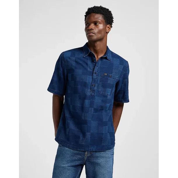 Lee popover shirt - indigo 