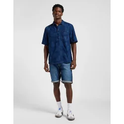Lee popover shirt - indigo 