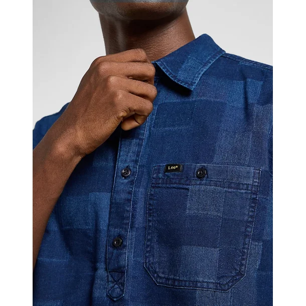Lee popover shirt - indigo 