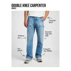 Lee Double Knee Carpender - Raw 
