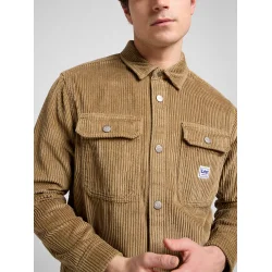 Lee workwear overshirt  - dark khaki 112370471