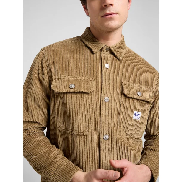 Lee workwear overshirt  - dark khaki 112370471