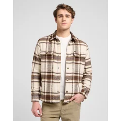 Lee relaxed overshirt - arabica plaid 