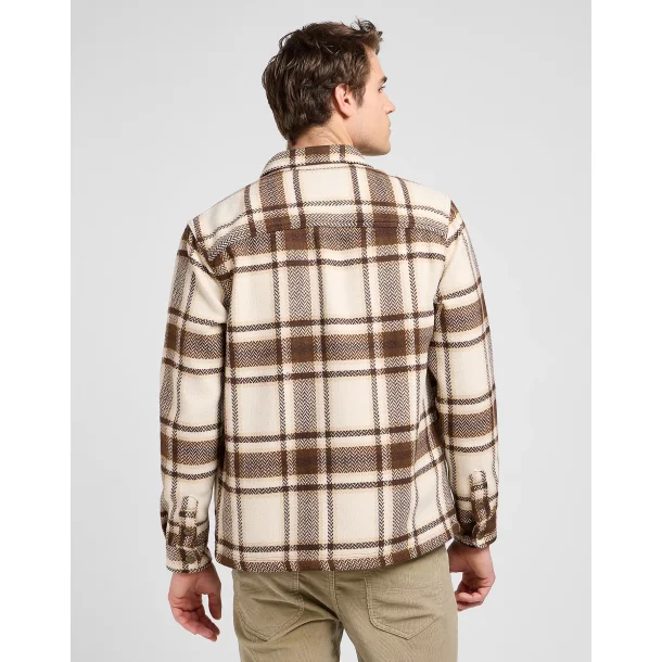 Lee relaxed overshirt - arabica plaid 