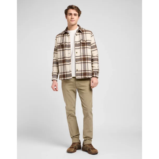 Lee relaxed overshirt - arabica plaid 