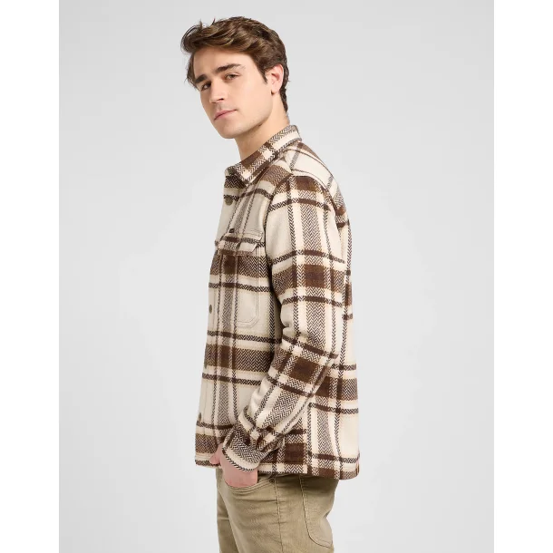 Lee relaxed overshirt - arabica plaid 