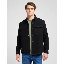 Lee relaxed overshirt - unionall black 