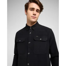 Lee relaxed overshirt - unionall black 