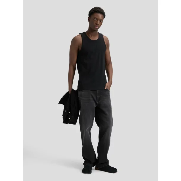 Lee ribbed tank - sort 112376486