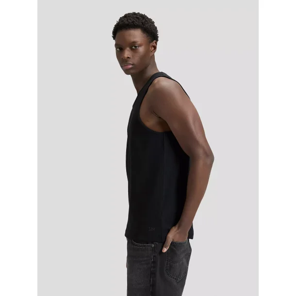 Lee ribbed tank - sort 112376486
