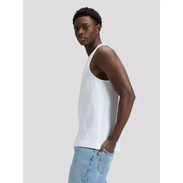 Lee ribbed tank - hvid 112376487