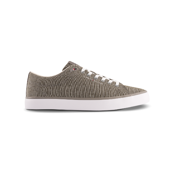 Tommy Hilfiger TH HI VULC LOW CORE CHAMBRAY SNEAKER - grey