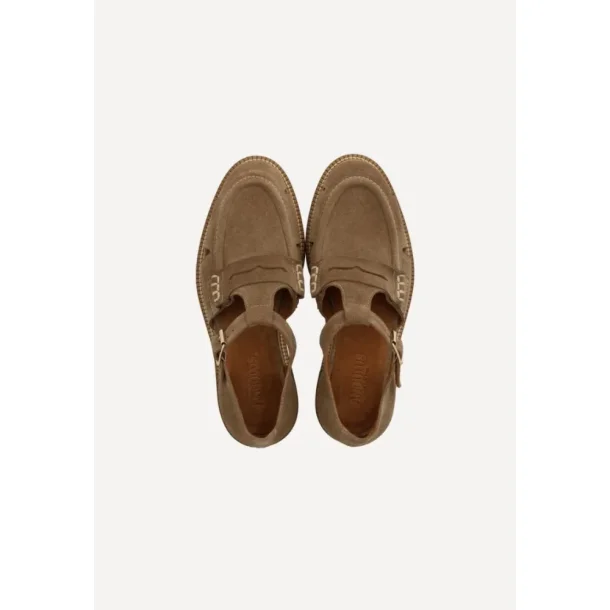 Angulus sueda loafer - 1735-101 m�rk sand (dessert) 