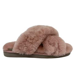 Woolies hjemmesko - fawn 1025 cross luxe