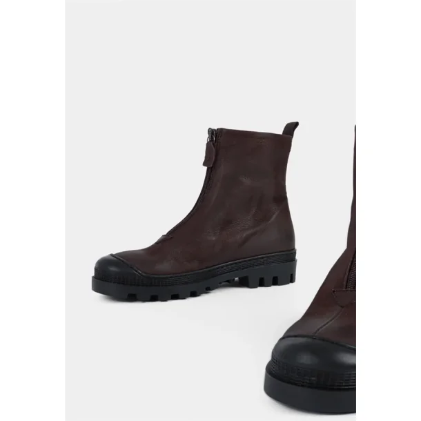 Lofina st�vle m. zip - brun 4364