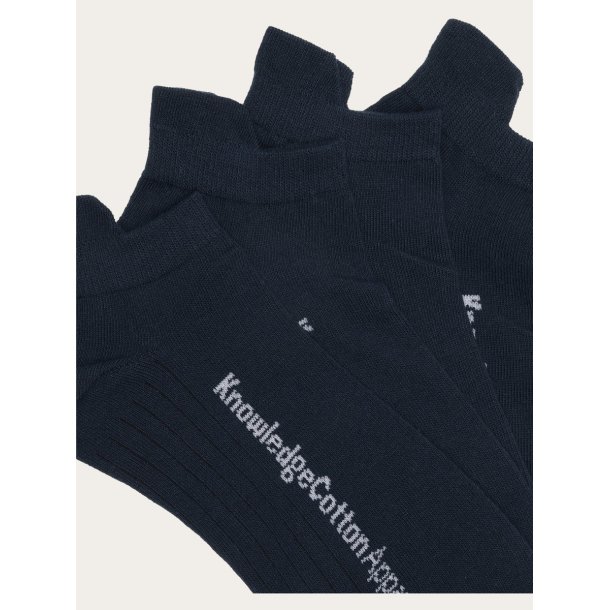 Knowledge Cotton 2-pack footie - total eclipse 4130001 