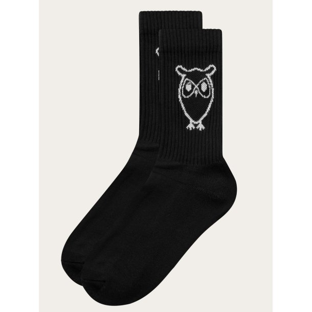 Knowledge Cotton Tennis sock 2-pack - sort 41300003