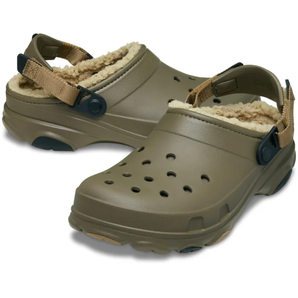 Crocs all terrain lined clog - walnut