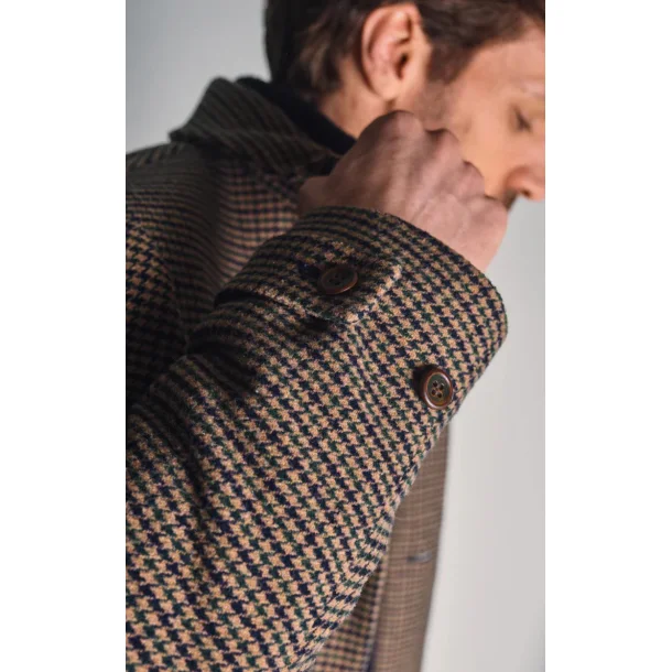 Blue de G�nes Massone check Jacket - multi check 