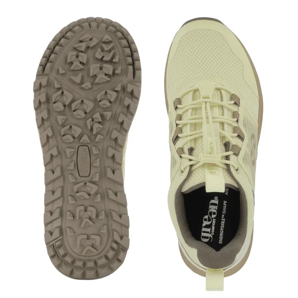Green Comfort track n' trail Tora sneaker - gul 231015Q62