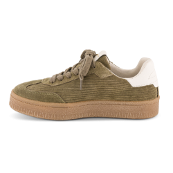 Tamaris sneaker- oliven/hvid 1-23723-44 