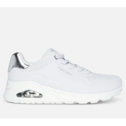 SKECHERS Uno 155196 Shimmer Away - white