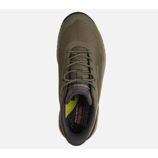 SKECHERS Relaxed Fit: Slip-ins: Badger - Koda - Waterproof - Olive 211367