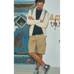 Blue de Gnes Paulino Cargo Shorts - khaki 
