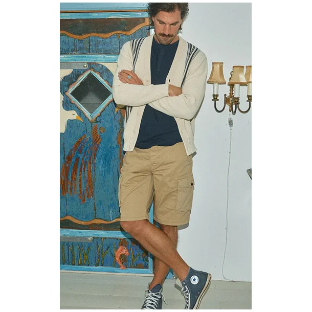 Blue de Gnes Paulino Cargo Shorts - khaki 