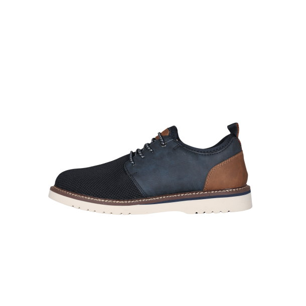 Rieker sko med elastiksn�re - bl� 04550-14 
