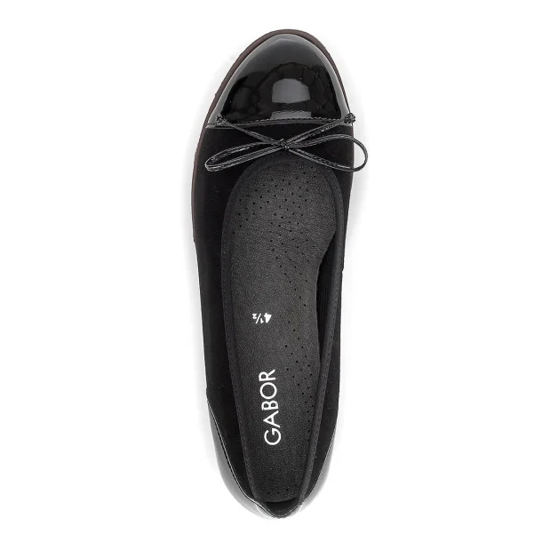 Gabor ballerina - sort 300701007